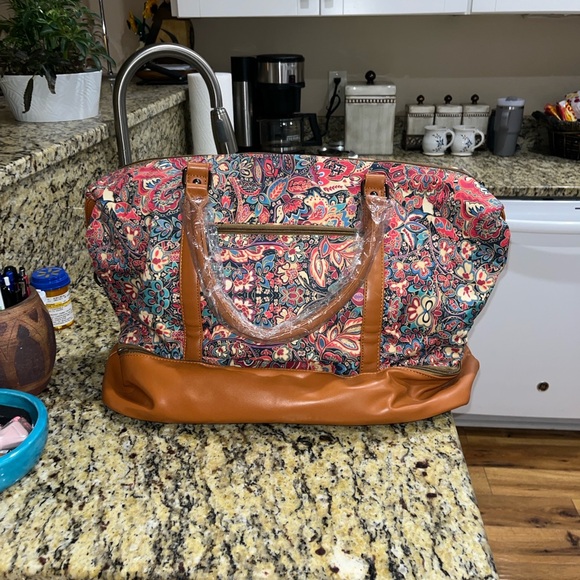 NWT Baosha Weekender Large Travel Bag 15X19 - Picture 2 of 6